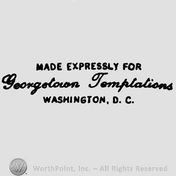 Mark with The text "Made Expressly For Georgetown | #10117