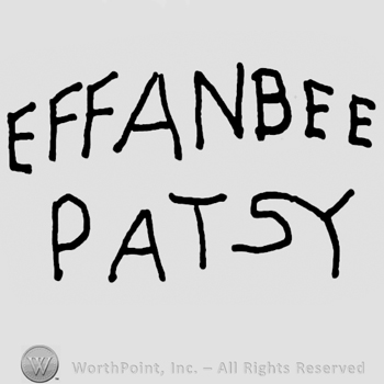 Mark with Effanbee Patsy written with uppercase | #114366
