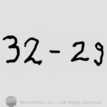 Mark with Numbers 32 and 29 | #115032