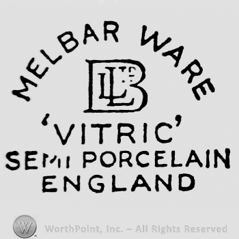 Melbar Ware curved written on top, L