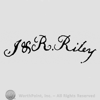 Mark with J & R. Riley handwritten | #139418