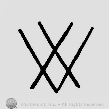 Mark with Two oblique crossed lines over a | #156360