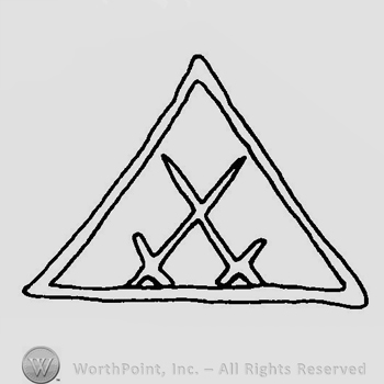 Mark with Two crossed swords and two triangles. | #157260