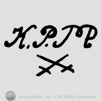 Mark with Two crossed swords and the letters "K P | #157285