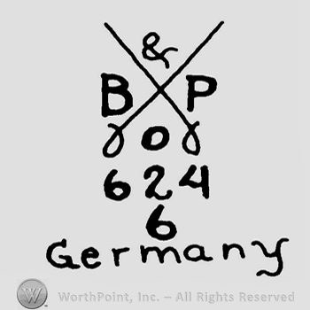 Mark with Two crossed swords and the letters "B & | #157619
