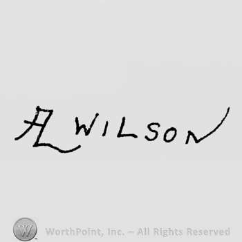 Mark with A WILSON, letters 