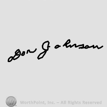 Mark with The text "Don Johnson". | #177721