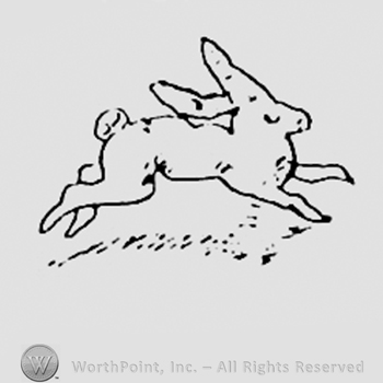 Mark with A running rabbit. | #188332