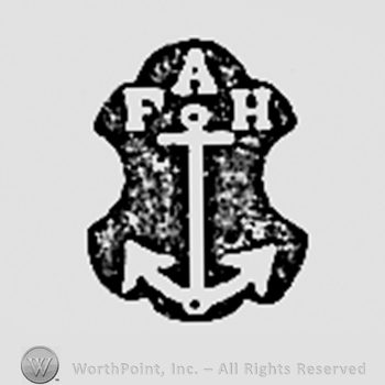 Mark with An anchor and the letters 
