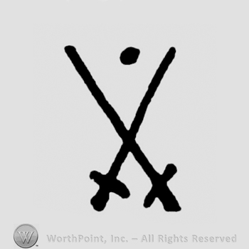 Mark with Two swords and a dot. | #210871