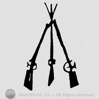 Mark with Three rifles. | #220686