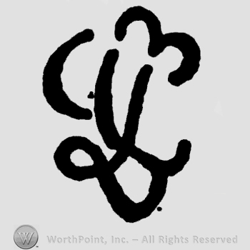 Mark with The monogram of letters 