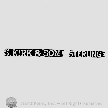 Mark with The text S KIRK SON STERLING #32155