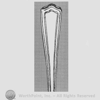 Mark with Silver Plated Pattern: Burlington; | #323572