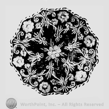 Mark with Glass pattern: Two Flower; plate. | #337278