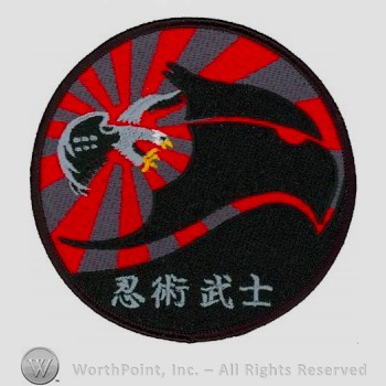Mark with F-22 Raptor Swirls Patch : 27th | #344967