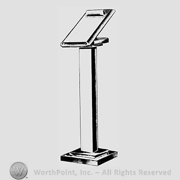 Mark Set Stand Mark with Glass Pattern: No. 1739; stand. | #359260