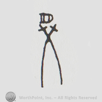Mark with Two crossed swords and the letter "D". | #36578