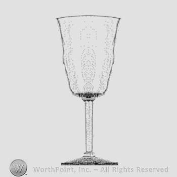 Mark with Glass pattern: Delaware; goblet. | #374652