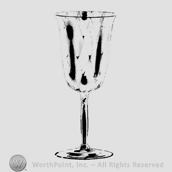 Mark with Glass pattern: Delaware; goblet. | #375807