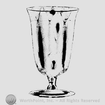 Mark with Glass pattern: Delaware; goblet. | #375808