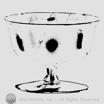 Mark with Glass pattern: Delaware; sherbet. | #375810