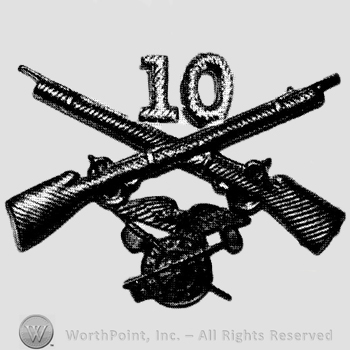 Mark with Insignia consisted of crossed rifles, | #394089