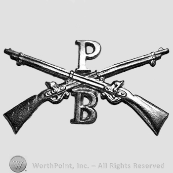 Mark with Insignia consisted of crossed rifles, | #394117