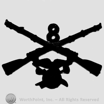 Mark with Insignia consisted of crossed rifles, | #394148