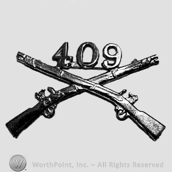 Mark with Insignia: Two crossed rifles and the | #394264