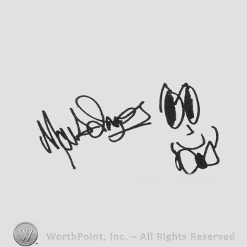 Mark with Signature: Marty Ingels. | #563024