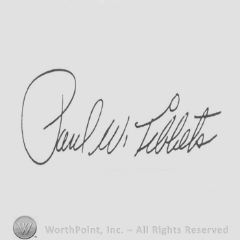 Mark with Signature: Paul Tibbets. | #568993
