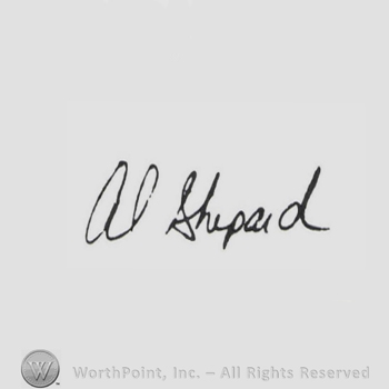 Mark with Signature: Alan B. Shepard, Jr.. | #570573