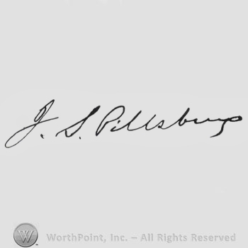 Mark with Signature John Sargent Pillsbury. 588583