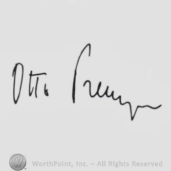Mark with Signature: Otto Preminger. | #588985