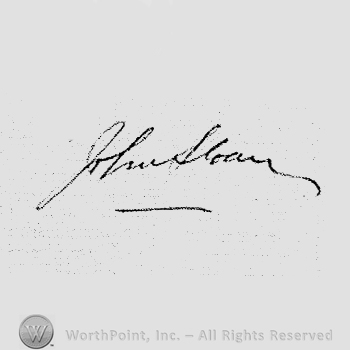 Mark with Signature: John Sloan. | #591192