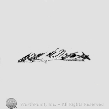 Mark with Signature: Mary Anderson. | #608300