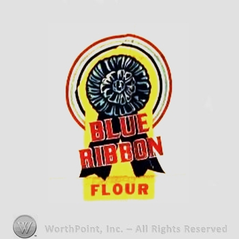 Mark with The text ''Blue Ribbon Flour'' and a | #627636