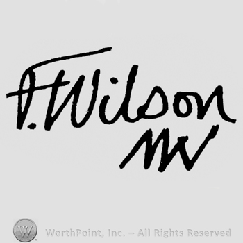Mark with Handwriting F. Wilson NM under | #62831
