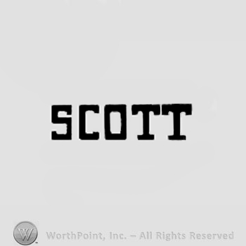 Mark with The word ''SCOTT''. | #684700