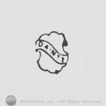 Mark with A shield, a banner and the word