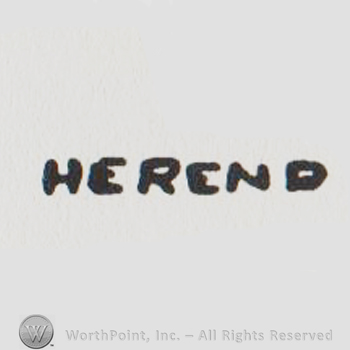 Mark with the name Herend in uppercase letters #74659