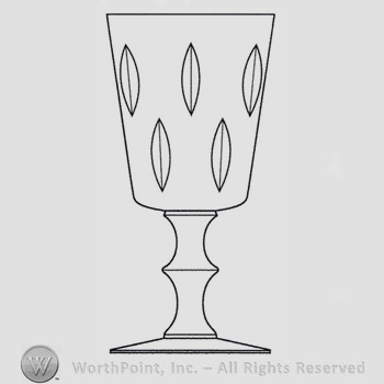 Carthage Pattern Mark with Glass Pattern: Carthage; goblet. | #769505