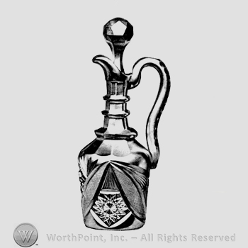 Mark with Cut Glass Pattern: Alabama; decanter. | #775399