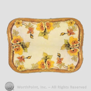 Mark with China Pattern: YELLOW ROSE Tray #868522