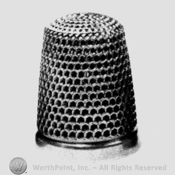 Mark with Silver Thimble: Utilitarian, knurled to | #886801