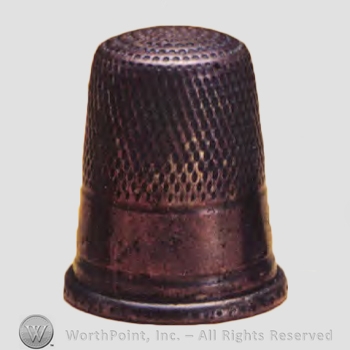 Mark with Copper thimble: Pear-shaped knurling. | #888551