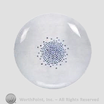 Mark with Glass Pattern: Blue Mosaic; plate. | #892694