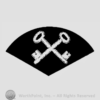 Mark with Two crossed keys. | #958592