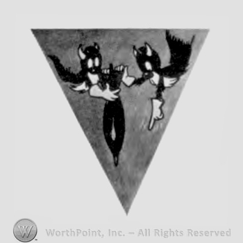 Mark with A triangle, two spandules in flight and | #964347